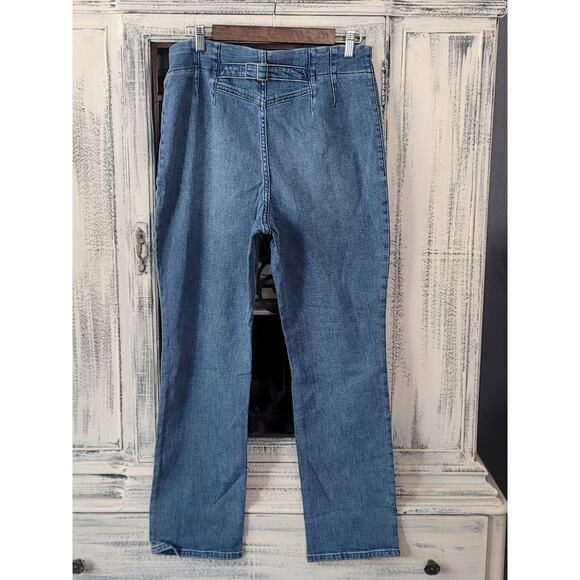 Anthropologie Maeve Bombshell Slim Straight Jeans - 32 Waist New - Picture 11 of 12